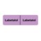 Nevs IV Drug Line Label - Labetalol/Labetalol 7/8" x 3" Violet w/Black N-12977 - alternate 1